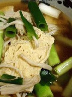 凍った豆腐とエノキの煮物-レシピのメイン写真
