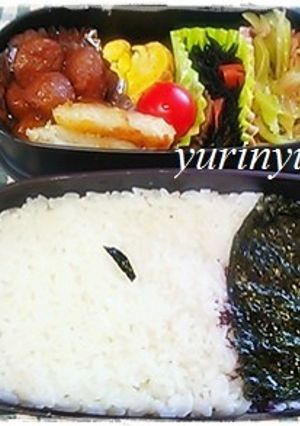簡単すぎるスヌーピーキャラ弁-レシピのメイン写真