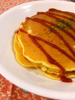 ランチや朝食に*ふわふわチーズパンケーキ-レシピのメイン写真