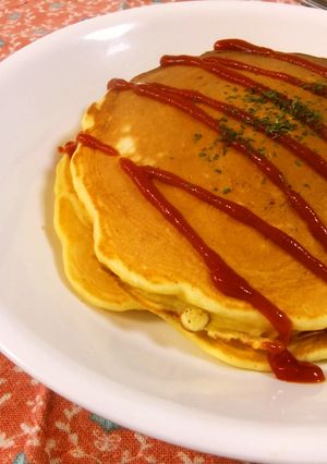 ランチや朝食に*ふわふわチーズパンケーキ-レシピのメイン写真