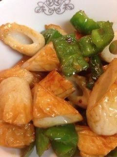 ピーマンとちくわのバター醤油炒め-レシピのメイン写真