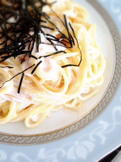 簡単!ハマる♡明太子クリームパスタ♡-レシピのメイン写真