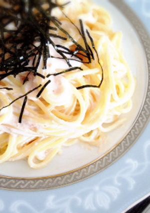 簡単！ハマる♡明太子クリームパスタ♡-レシピのメイン写真