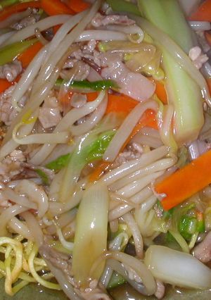 蒸し麺で作るあんかけ焼きそば-レシピのメイン写真