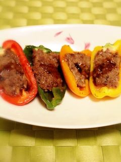 5分でできる!お弁当に!ピーマンの肉詰め-レシピのメイン写真