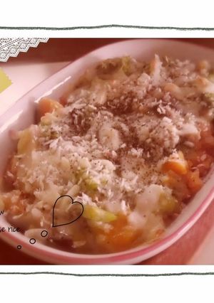 残りシチューのライスグラタン( ╹◡╹)-レシピのメイン写真
