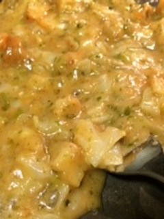 台所で立ち食いもんじゃ-レシピのメイン写真