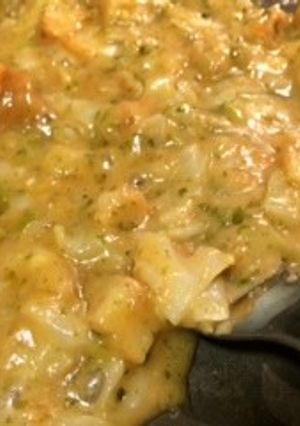 台所で立ち食いもんじゃ-レシピのメイン写真