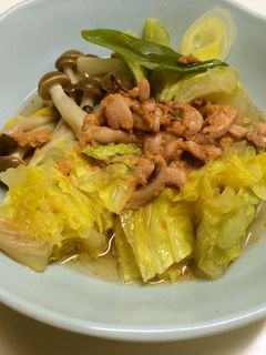 白菜といか塩辛の煮込み鍋-レシピのメイン写真