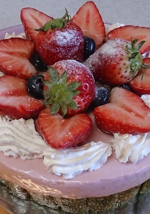 きらり！！いちごのふわふわムース-レシピのメイン写真