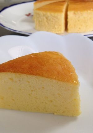 すごく濃厚！とろけるスフレチーズケーキ♫-レシピのメイン写真