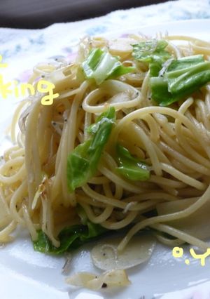 ぱぱっとランチ！シラスのペペロンチーノ-レシピのメイン写真