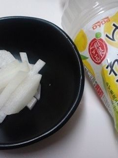 和果ごこちで作る柚子甘酢大根-レシピのメイン写真