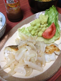 鱈のムニエル、玉ねぎのドレッシングソース-レシピのメイン写真