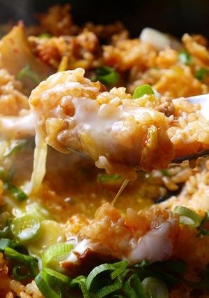グリルで作る☆キムチチャーハン-レシピのメイン写真