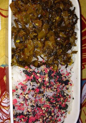 海苔＆高菜＆梅ワカメご飯-レシピのメイン写真