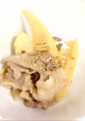 簡単ほっこり♪豚バラとたけのこの旨煮♪-レシピのメイン写真