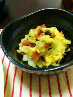 キャベツの梅肉和え-レシピのメイン写真