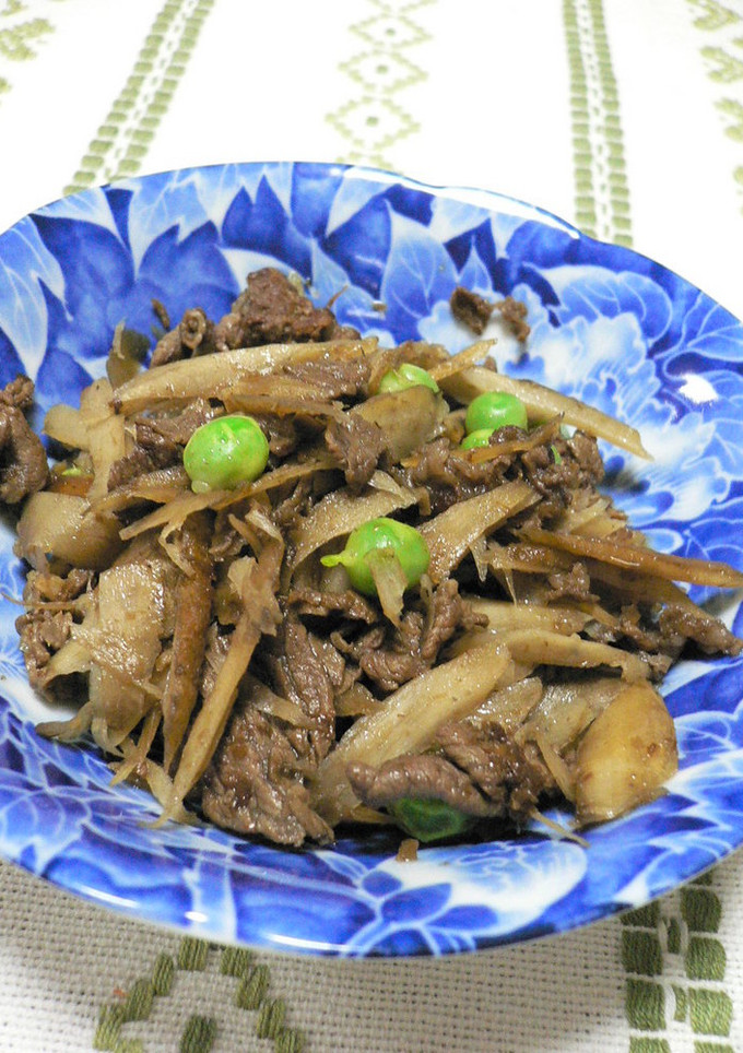 ごぼうと牛肉の炒め煮-レシピのメイン写真