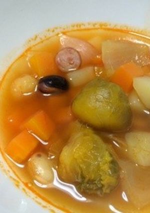 野菜たっぷりミネストローネ-レシピのメイン写真