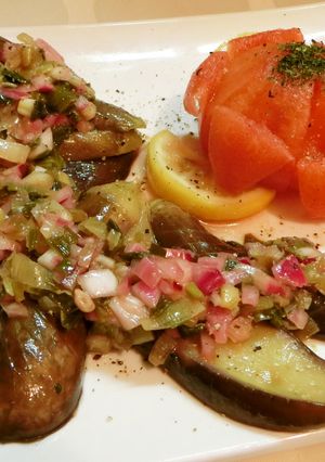 自宅で楽しくマリネ！　トマト添えの冷菜-レシピのメイン写真