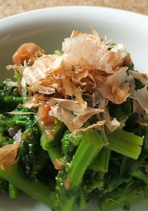菜の花の梅肉和え-レシピのメイン写真