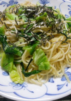 春キャベツとニラのパスタ♪-レシピのメイン写真