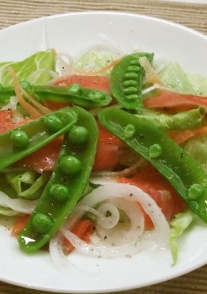 ✿春野菜とサーモンの✿さっぱりサラダ♥-レシピのメイン写真