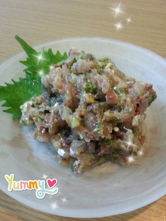 美味~☆あじのなめろう-レシピのメイン写真