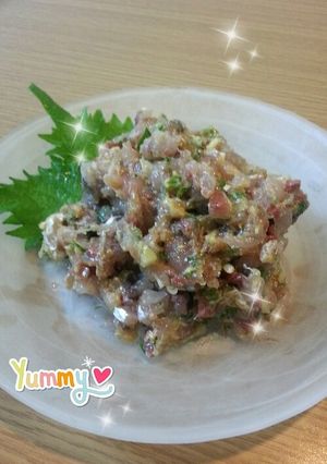 美味～☆あじのなめろう-レシピのメイン写真
