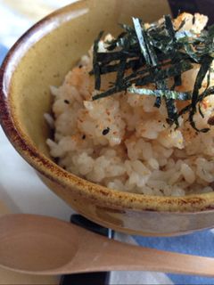 【ひとりメシ】天丼風?揚げ玉めんつゆご飯-レシピのメイン写真