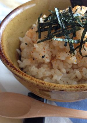 【ひとりメシ】天丼風？揚げ玉めんつゆご飯-レシピのメイン写真