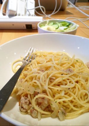 インターンで作った創作ペペロンチーノ-レシピのメイン写真
