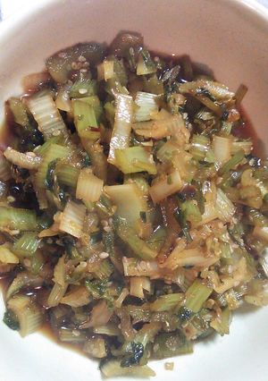 セロリのきんぴら-レシピのメイン写真
