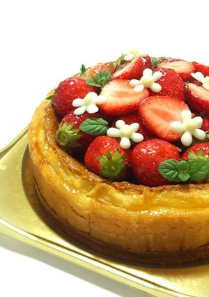 香ばしボトムのベイクドチーズケーキ-レシピのメイン写真