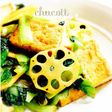 簡単♡小松菜と厚揚げ 蓮根のさっと炒め