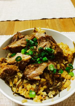 残った角煮で沖縄ジューシー-レシピのメイン写真