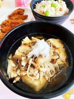 ダシのきいた我が家の揚げだし豆腐-レシピのメイン写真