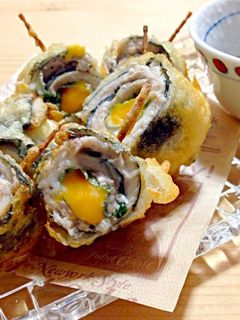 おつまみに!鰯の大葉チーズ巻き揚げ♪-レシピのメイン写真