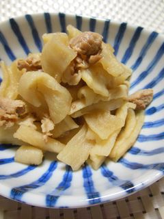 切干し大根と豚肉炒め煮-レシピのメイン写真