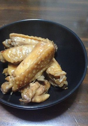 超簡単!鶏手羽の甘辛煮-レシピのメイン写真