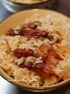 ホタルイカの炊き込みご飯-レシピのメイン写真