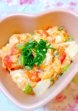 豆腐とトマトの中華風卵炒め-レシピのメイン写真