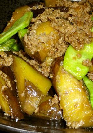 焼き肉のタレで茄子が美味しい！-レシピのメイン写真