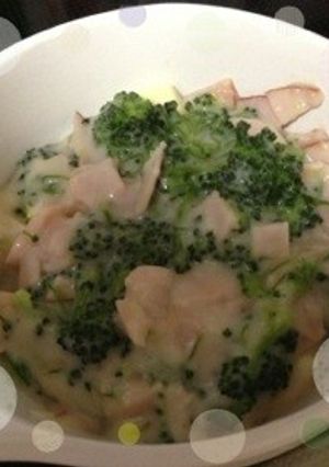 ブロッコリーとハムのクリーム煮-レシピのメイン写真