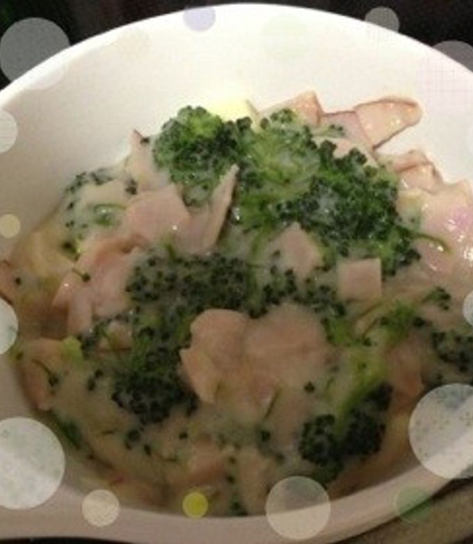 ブロッコリーとハムのクリーム煮-レシピのメイン写真