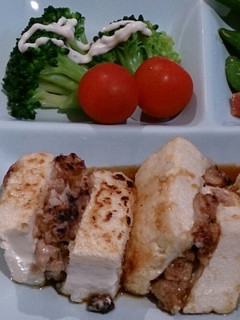 ヘルシ~豆腐でサンド焼き-レシピのメイン写真