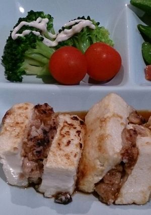 ヘルシ~豆腐でサンド焼き-レシピのメイン写真