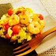 【10分】海老トマトのアジアンオムレツ