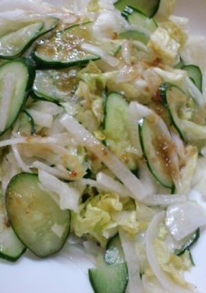新タマネギ入り野菜たっぷりサラダ-レシピのメイン写真